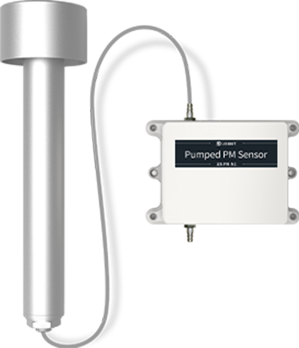 Pumped PM sensor