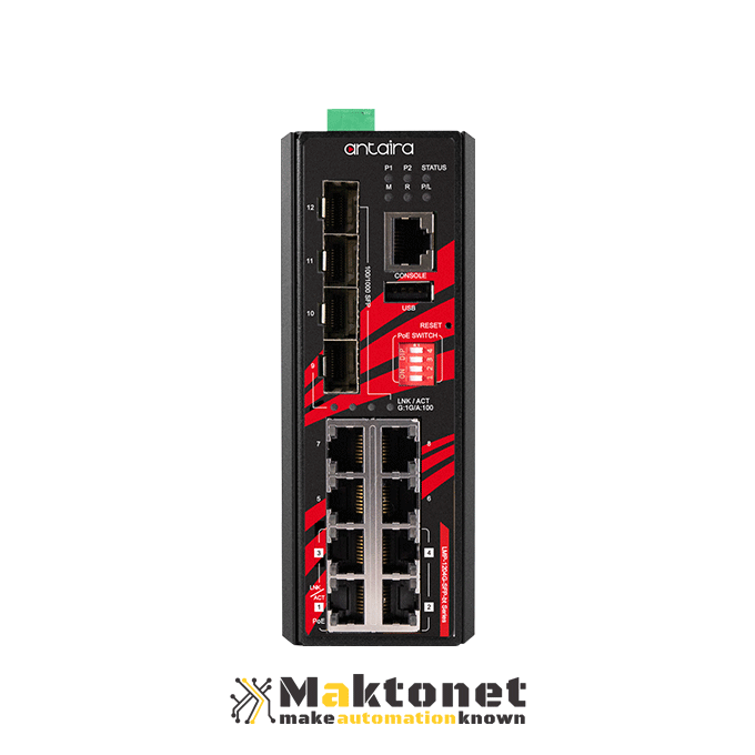Antaira LMP-1204G-SFP-bt