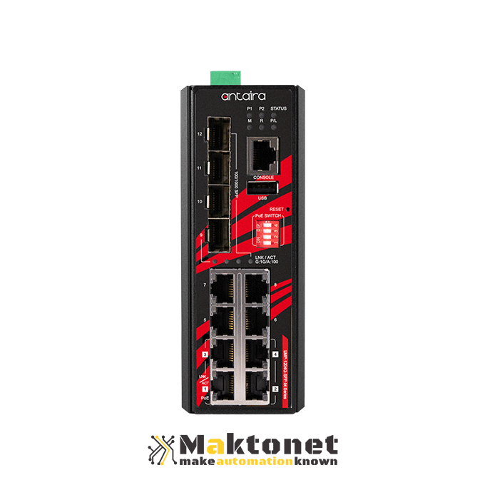Antaira LMP-1204G-SFP-bt-T