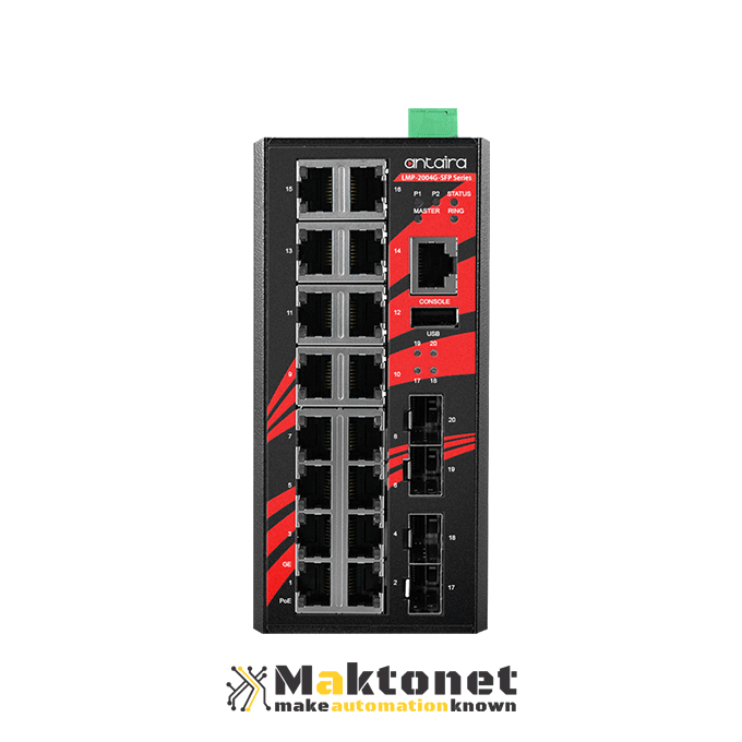 Antaira LMP-2004G-SFP-T